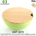 New Design Eco-Friendly Bamboo Fiber Salad Bowl (HDP-2075)